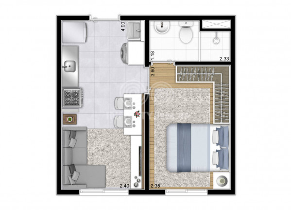 Imagem Apartamento com 1 Quarto à Venda, 27 m² em Jardim Planalto - São Paulo Imagem Apartamento com 1 Quarto à Venda, 27 m² em Jardim Planalto - São Paulo