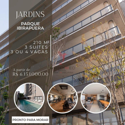 Apartamento com 3 Quartos à Venda, 210 m² em Indianópolis - São Paulo