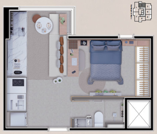 Imagem Apartamento com 2 Quartos à Venda, 42 m² em Vila Dom Pedro I - São Paulo