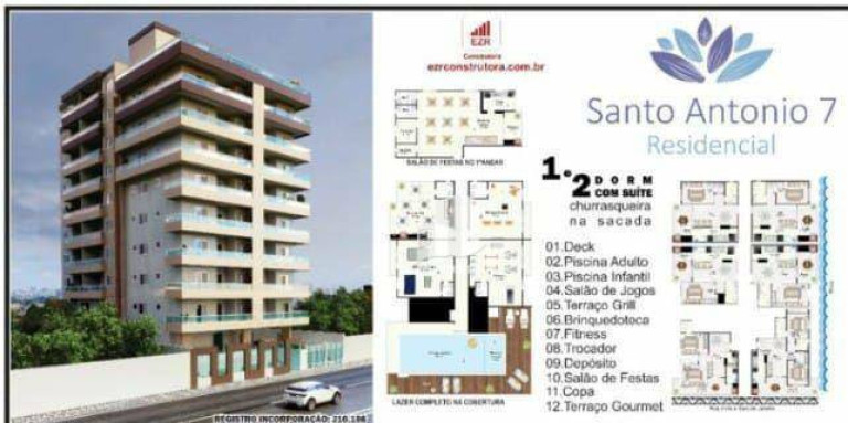 Imagem Apartamento com 1 Quarto à Venda, 47 m² em Mirim - Praia Grande