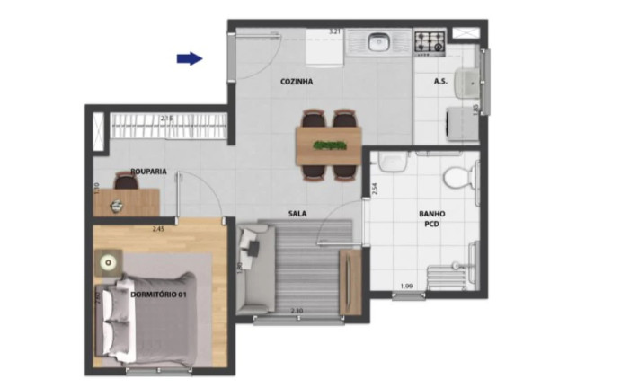 Imagem Apartamento com 2 Quartos à Venda, 36 m² em Tatuapé - São Paulo Imagem Apartamento com 2 Quartos à Venda, 36 m² em Tatuapé - São Paulo
