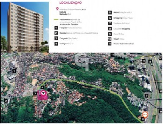 Imagem Apartamento com 2 Quartos à Venda, 51 m² em Cabula - Salvador Imagem Apartamento com 2 Quartos à Venda, 51 m² em Cabula - Salvador