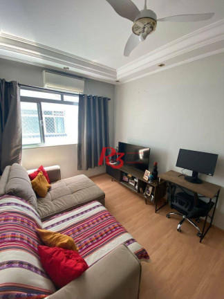 Imagem Apartamento com 1 Quarto para Alugar, 48 m² em Encruzilhada - Santos