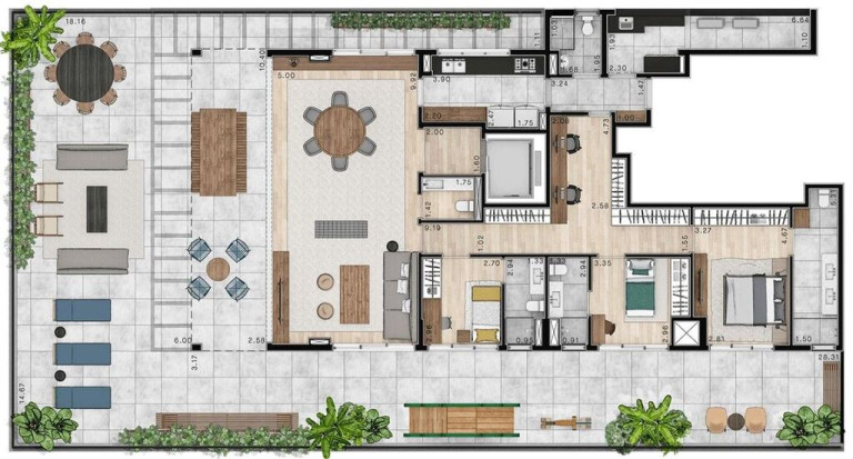 Imagem Apartamento com 3 Quartos à Venda, 196 m² em Cerqueira César - São Paulo