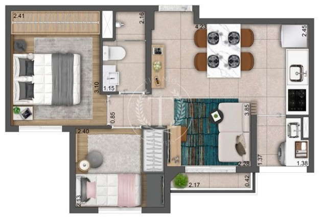 Imagem Apartamento com 2 Quartos à Venda, 38 m² em Imirim - São Paulo Imagem Apartamento com 2 Quartos à Venda, 38 m² em Imirim - São Paulo