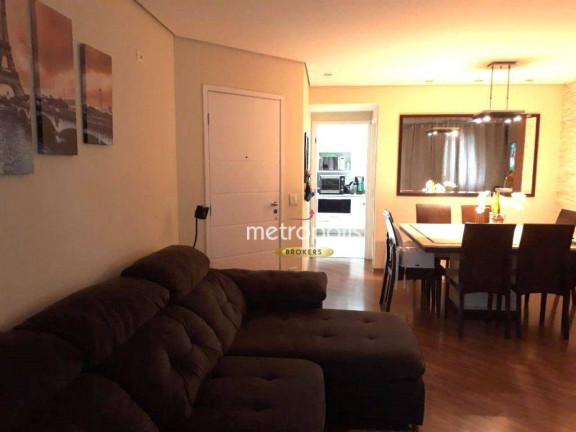 Apartamento com 3 Quartos à Venda, 114 m² em Jardim - Santo André
