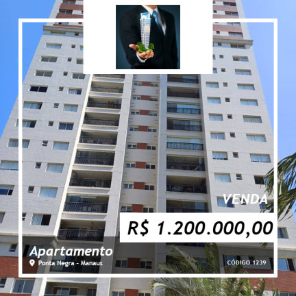 Imagem Apartamento à Venda, 113 m² em Ponta Negra - Manaus