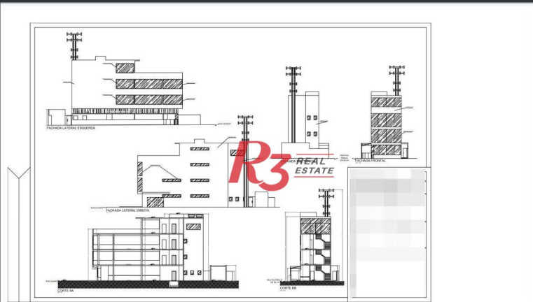 Imagem Terreno para Alugar, 420 m² em Aparecida - Santos Imagem Terreno para Alugar, 420 m² em Aparecida - Santos