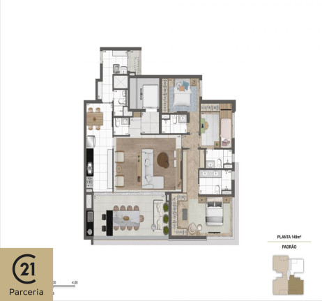 Imagem Apartamento com 2 Quartos à Venda, 102 m² em Moema - São Paulo Imagem Apartamento com 2 Quartos à Venda, 102 m² em Moema - São Paulo