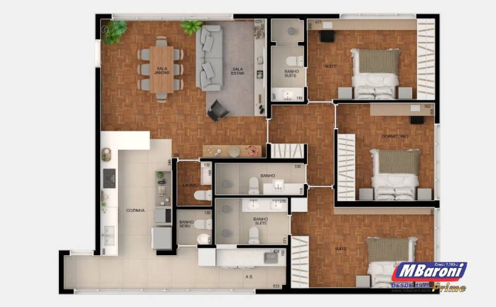 Imagem Apartamento com 3 Quartos à Venda, 140 m² em Jardim Portal I E Ii - São Paulo Imagem Apartamento com 3 Quartos à Venda, 140 m² em Jardim Portal I E Ii - São Paulo