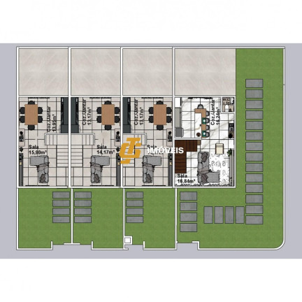 Sobrado com 2 Quartos à Venda, 97 m² em Santa Clara - Camboriú
