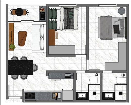Imagem Apartamento com 2 Quartos à Venda, 55 m² em Bessa - João Pessoa Imagem Apartamento com 2 Quartos à Venda, 55 m² em Bessa - João Pessoa