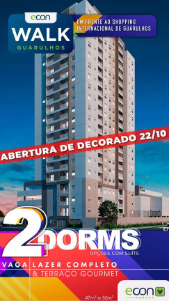 Imagem Apartamento com 2 Quartos à Venda, 55 m² em Itapegica - São Paulo