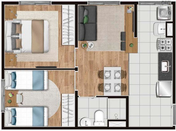 Imagem Apartamento com 2 Quartos à Venda, 40 m² em Lapa - São Paulo Imagem Apartamento com 2 Quartos à Venda, 40 m² em Lapa - São Paulo