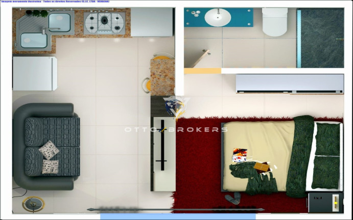 Imagem Flat com 1 Quarto à Venda, 45 m² em Coroa Vermelha - Santa Cruz Cabrália