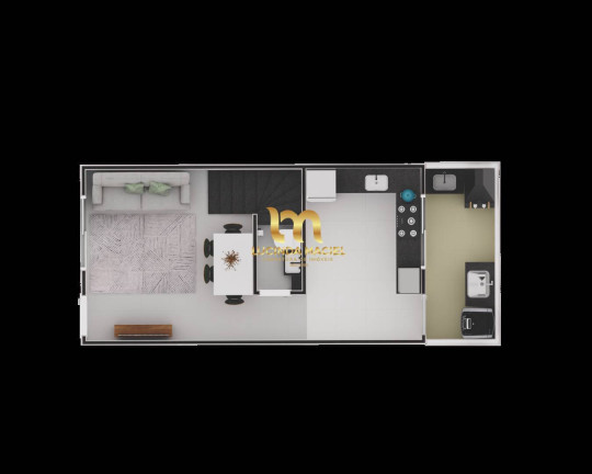 Imagem Casa de Condomínio com 2 Quartos à Venda, 43 m² em Maracanã - Praia Grande
