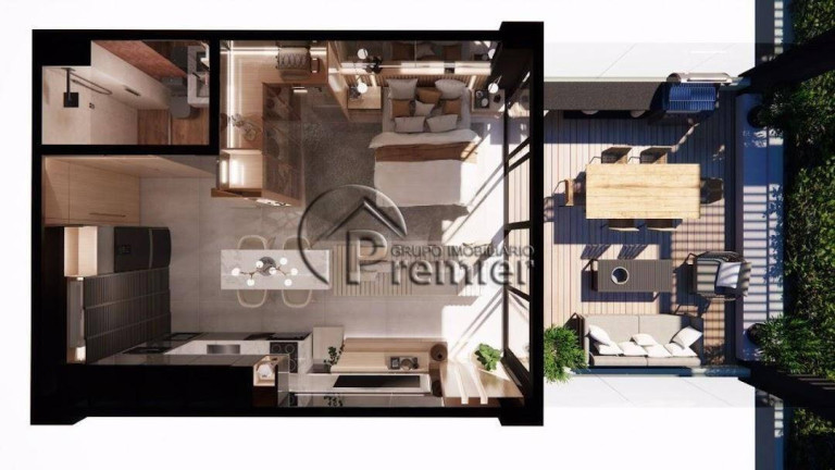 Imagem Apartamento com 1 Quarto à Venda, 89 m² em Centro - Indaiatuba