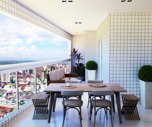 Imagem Apartamento com 3 Quartos à Venda, 98 m² em Aviação - Praia Grande