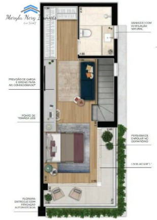 Imagem Apartamento com 1 Quarto à Venda, 73 m² em Moema - São Paulo