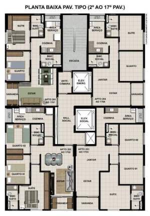 Imagem Apartamento com 3 Quartos à Venda, 65 m² em Casa Amarela - Recife