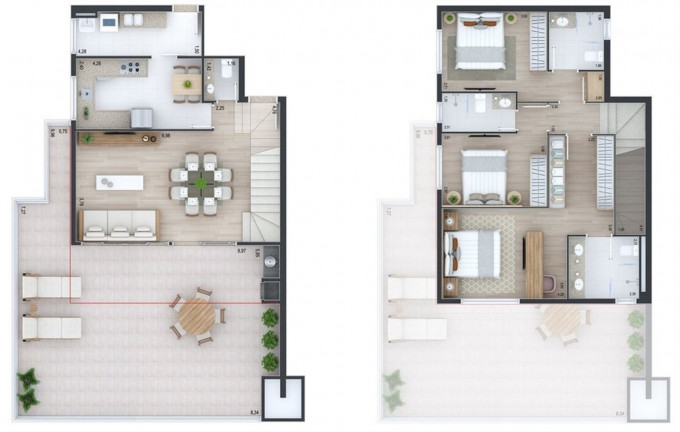 Imagem Imóvel com 3 Quartos à Venda, 129 m² em Juvevê - Curitiba Imagem Imóvel com 3 Quartos à Venda, 129 m² em Juvevê - Curitiba