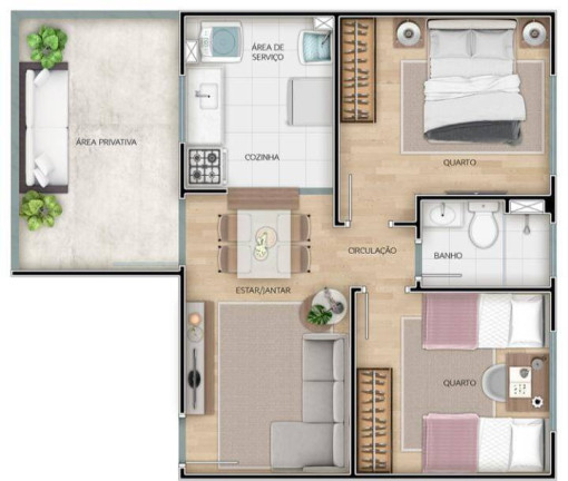 Imagem Apartamento com 2 Quartos à Venda, em Caguassu - Sorocaba Imagem Apartamento com 2 Quartos à Venda, em Caguassu - Sorocaba