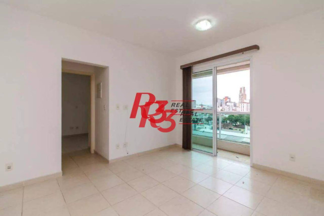Imagem Apartamento com 1 Quarto para Alugar, 51 m² em José Menino - Santos