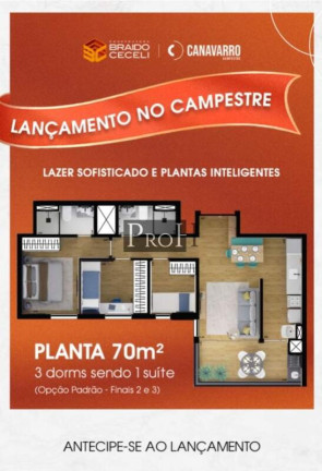 Imagem Apartamento com 3 Quartos à Venda, 72 m² em Campestre - Santo André