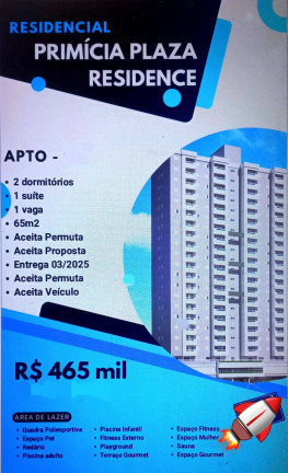 Apartamento com 2 Quartos à Venda, 65 m² em Guilhermina - Praia Grande