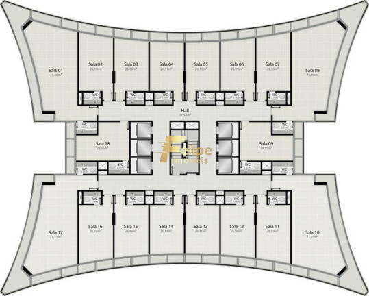 Imagem Sala Comercial à Venda, 27 m² em Praia Da Costa - Vila Velha