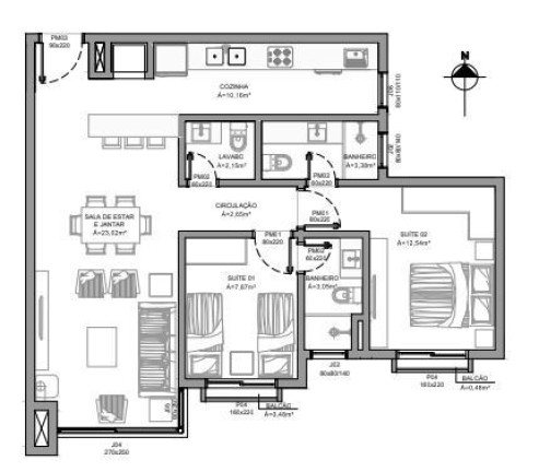 Imagem Cobertura com 1 Quarto à Venda, 55 m² em Centro - Gramado Imagem Cobertura com 1 Quarto à Venda, 55 m² em Centro - Gramado
