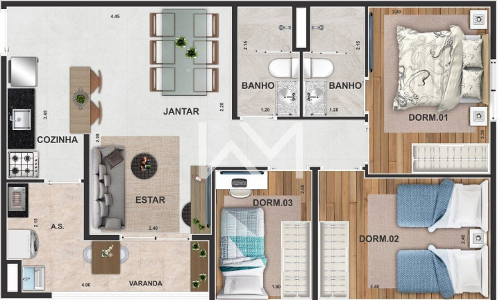 Imagem Apartamento com 2 Quartos à Venda, 47 m² em Vila Flórida - Guarulhos Imagem Apartamento com 2 Quartos à Venda, 47 m² em Vila Flórida - Guarulhos