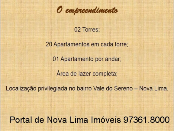 Imagem Apartamento com 4 Quartos à Venda, 280 m² em Vale Do Sereno - Nova Lima