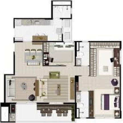 Imagem Apartamento com 3 Quartos à Venda, em Fatima - Teresina Imagem Apartamento com 3 Quartos à Venda, em Fatima - Teresina