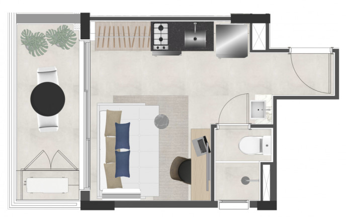 Imagem Cobertura com 1 Quarto à Venda, 64 m² em Jardim Paulista - São Paulo Imagem Cobertura com 1 Quarto à Venda, 64 m² em Jardim Paulista - São Paulo
