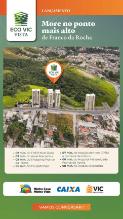 Imagem Apartamento com 2 Quartos à Venda, em Vila São Benedito - Franco Da Rocha Imagem Apartamento com 2 Quartos à Venda, em Vila São Benedito - Franco Da Rocha