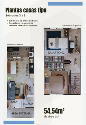 Imagem Sobrado com 2 Quartos à Venda, 55 m² em Vila Antartica - Praia Grande