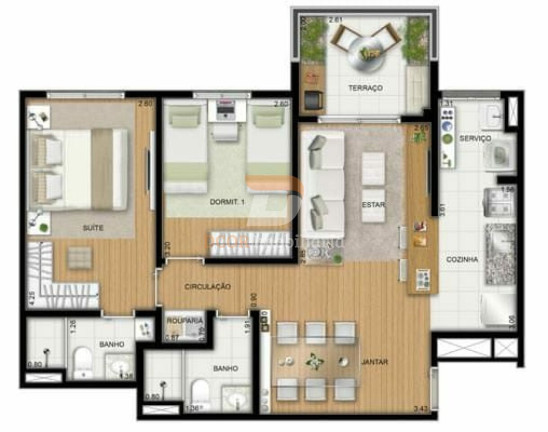 Imagem Apartamento com 2 Quartos à Venda, 67 m² em Centro - Diadema Imagem Apartamento com 2 Quartos à Venda, 67 m² em Centro - Diadema