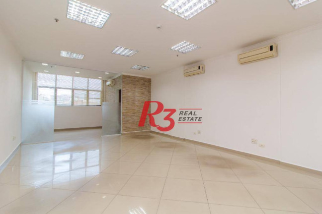 Sala Comercial para Alugar, 65 m² em Centro - Santos
