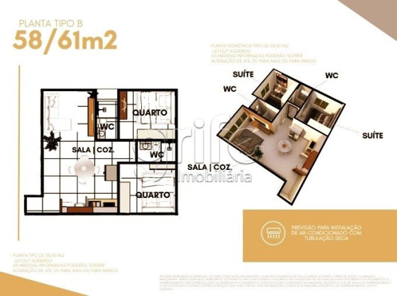 Imagem Apartamento com 2 Quartos à Venda, 61 m² em Amadeu Furtado - Fortaleza