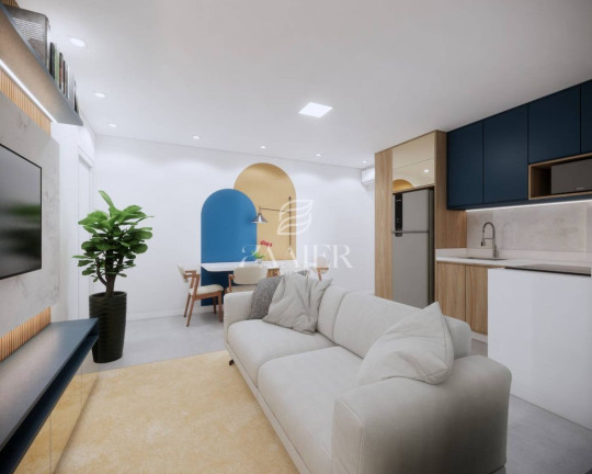 Apartamento com 2 Quartos à Venda, 59 m² em Saguaçu - Joinville