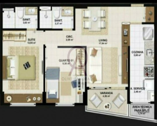 Imagem Imóvel com 2 Quartos à Venda, 64 m² em Imbuí - Salvador Imagem Imóvel com 2 Quartos à Venda, 64 m² em Imbuí - Salvador