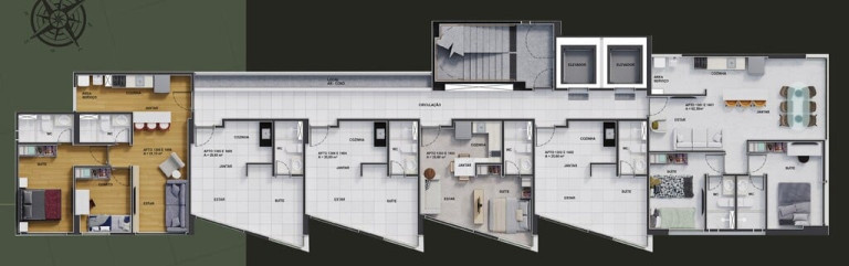 Imagem Apartamento com 2 Quartos à Venda, 74 m² em Espinheiro - Recife
