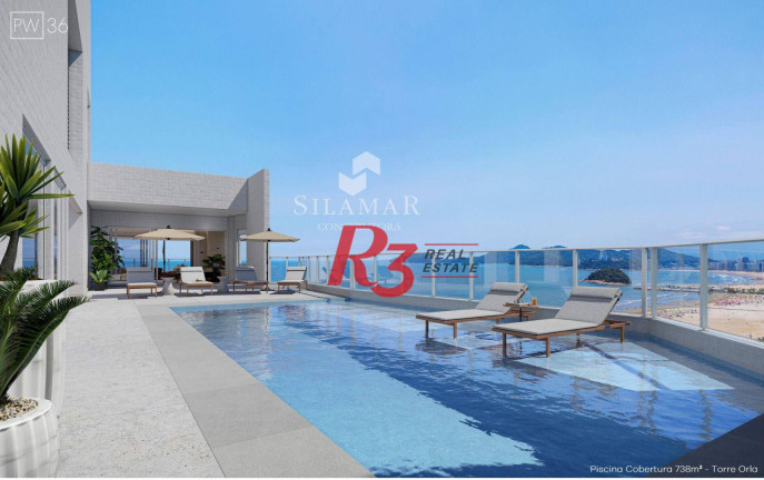 Imagem Apartamento com 4 Quartos à Venda, 433 m² em Gonzaga - Santos Imagem Apartamento com 4 Quartos à Venda, 433 m² em Gonzaga - Santos