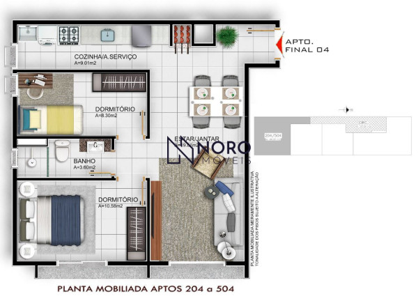 Imagem Apartamento com 2 Quartos à Venda, 66 m² em Camobi - Santa Maria Imagem Apartamento com 2 Quartos à Venda, 66 m² em Camobi - Santa Maria