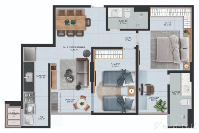 Imagem Apartamento com 3 Quartos à Venda, 89 m² em Praia Da Costa - Vila Velha