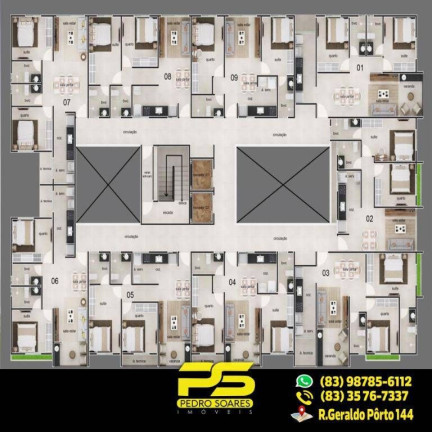Imagem Apartamento com 2 Quartos à Venda, 51 m² em Jardim Cidade Universitária - João Pessoa Imagem Apartamento com 2 Quartos à Venda, 51 m² em Jardim Cidade Universitária - João Pessoa