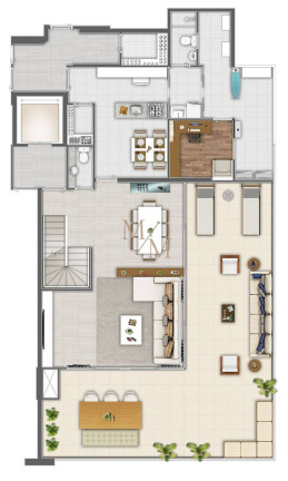 Imagem Cobertura com 4 Quartos à Venda, 343 m² em Gonzaga - Santos Imagem Cobertura com 4 Quartos à Venda, 343 m² em Gonzaga - Santos