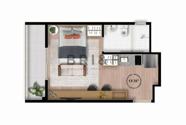 Imagem Apartamento com 1 Quarto à Venda, 26 m² em Alto Da Boa Vista - São Paulo Imagem Apartamento com 1 Quarto à Venda, 26 m² em Alto Da Boa Vista - São Paulo