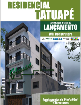 Imagem Apartamento com 2 Quartos à Venda, 34 m² em Chácara Santo Antônio (zona Leste) - São Paulo Imagem Apartamento com 2 Quartos à Venda, 34 m² em Chácara Santo Antônio (zona Leste) - São Paulo